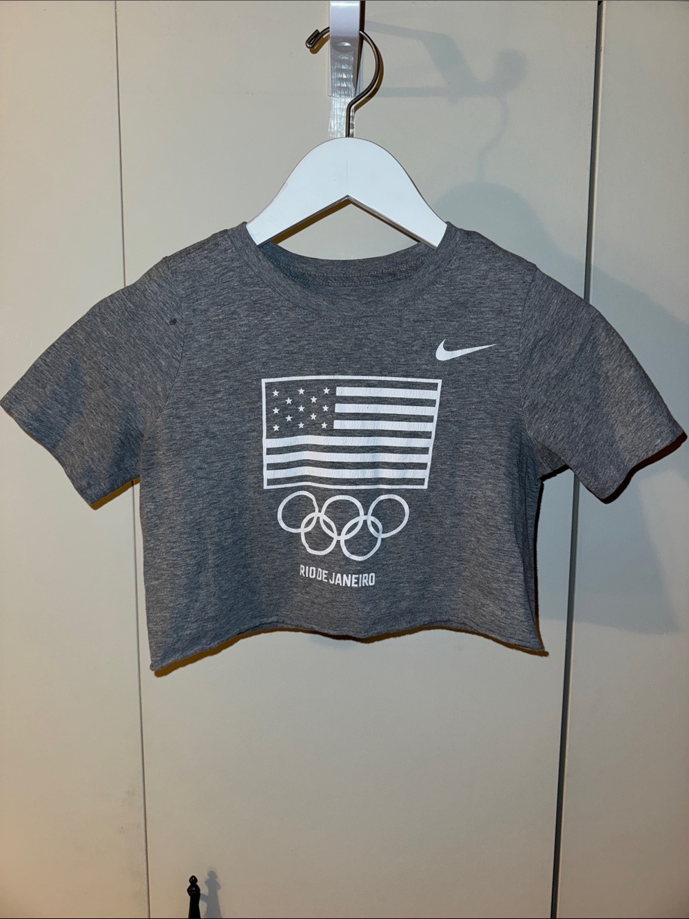 Nike Olympic Rio De Janeiro Crop Tee